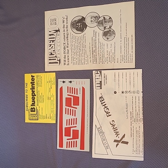 MPC Star Wars Return Of The Jedi X-Wing Fighter Model Kit 8918 Open Box - Picture 3 of 12